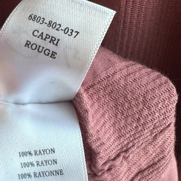 RAILS Capri Mini Dress in Rouge Mauve | Short Sleeve Casual w Pockets | Small - Picture 3 of 8